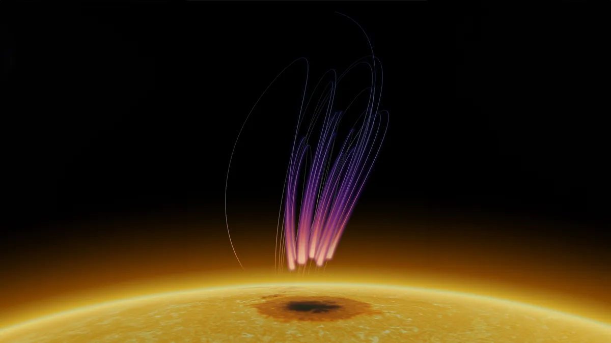 Intense Solar Storm opens'2-way highway for charged particles sparking rare auroras on the sun